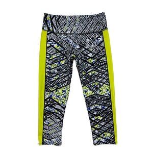 Onzie Cropped Leggings S/M Small Medium Mid-Rise Capri
